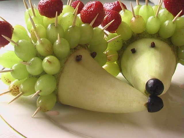 Красиві дитячі поробки з овочів і фруктів своїми руками