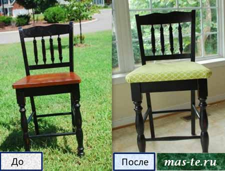 Реставрація стільця — як правильно оббити тканиною стілець