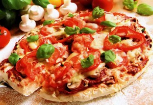 Піца з салямі і грибами рецепт з фото