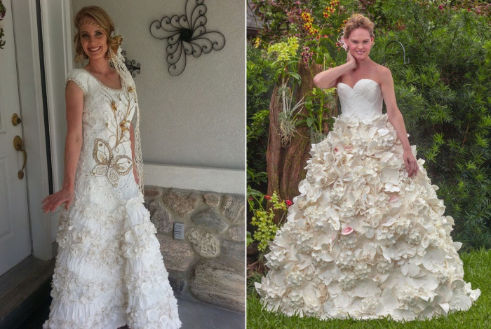 Ви не повірите, з чого зроблені ці чудові весільні сукні...
