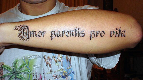 Написи для татуювань на латині зі смисловими перекладами