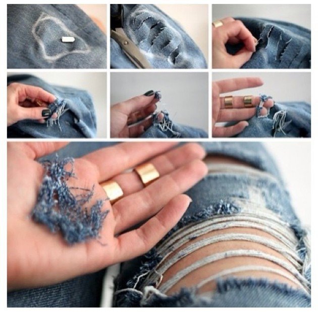 Голодранці: модні образи з дірявими джинсами