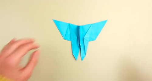 Орігамі метелик: покрокова інструкція