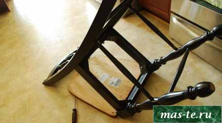 Реставрація стільця — як правильно оббити тканиною стілець