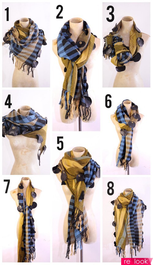 Як красиво завязати шарф, щоб виглядати модно?