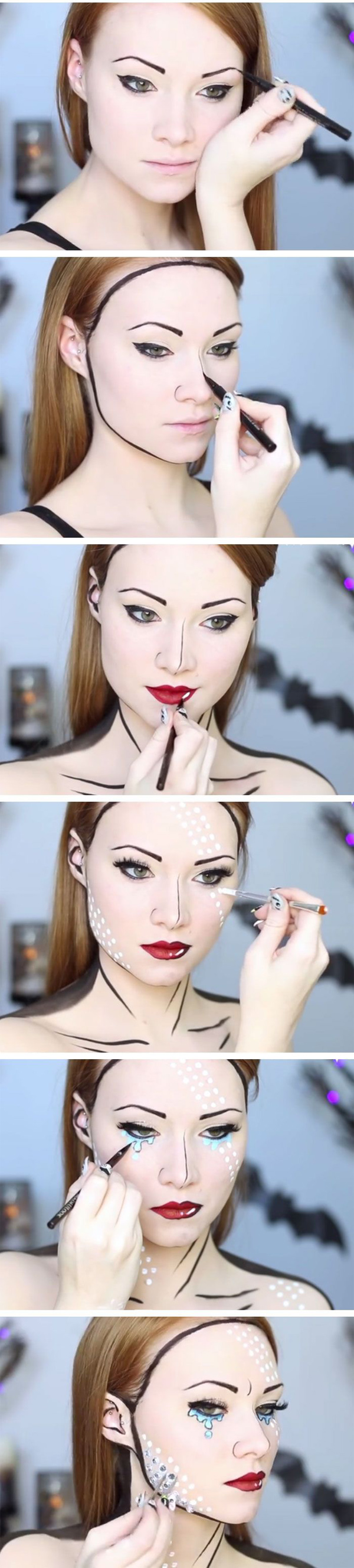 Як зробити макіяж на Хелловін своїми руками (фото і відео інструкції)