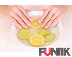 Ванночки для нігтів з лимоном