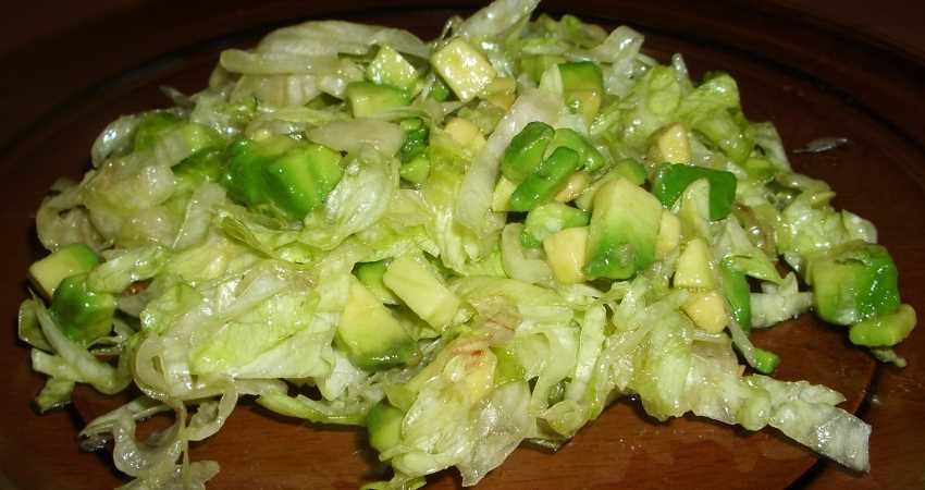 Салат Айсберг – рецепти приготування з авокадо