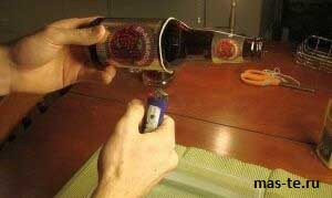 Як відрізати скляну пляшку – для ручних виробів