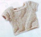 Дитячий пуловер з короткими рукавами