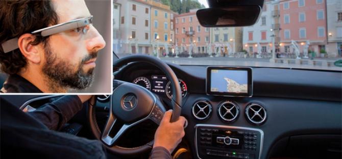 Розробники автомобілів Mercedes Benz бажають обєднати авто з окулярами Google Glass