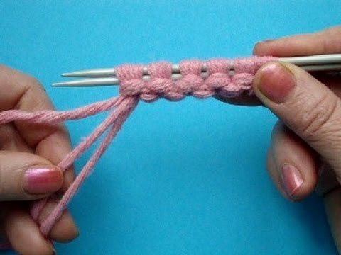 Урок 10 Вязання спицями   Болгарський зачин Knitting cast lesson on