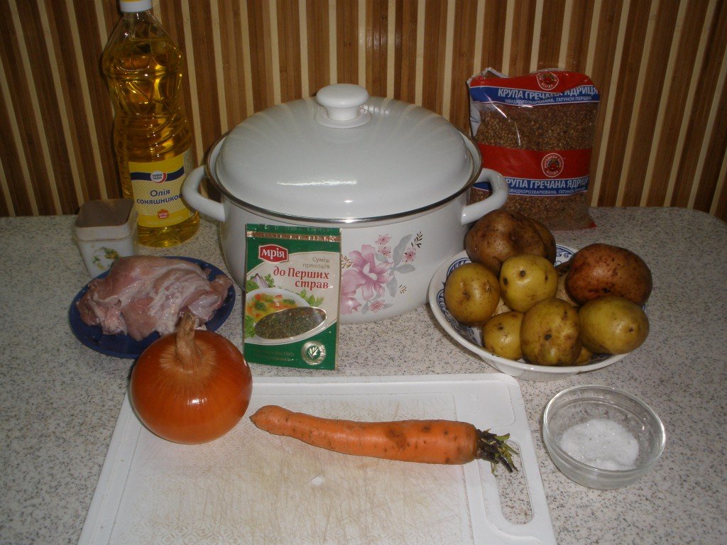 Як варити суп з гречкою