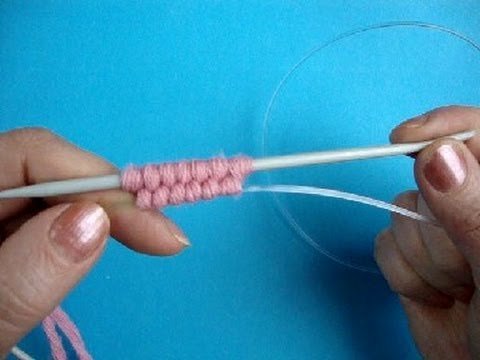 Набір петель на кільцеві спиці Урок 22 Knitting cast on   Вязання спицями
