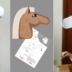 Як зробити маску коні своїми руками