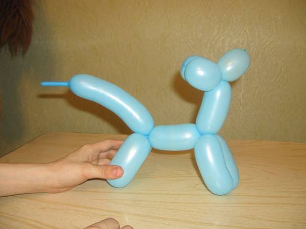 Як зробити собаку з кульки