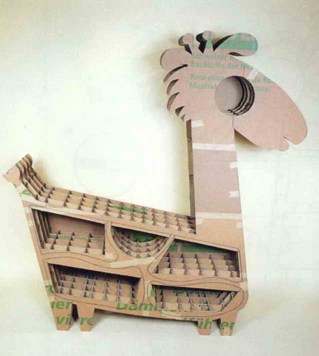 Як зробити дитячий комод «Жираф» з картону майстер клас