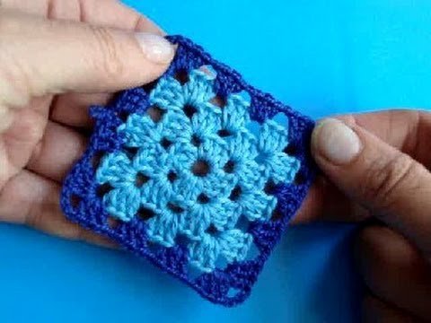 Вязання гачком   Урок 204   Квадрат 10   Crochet square