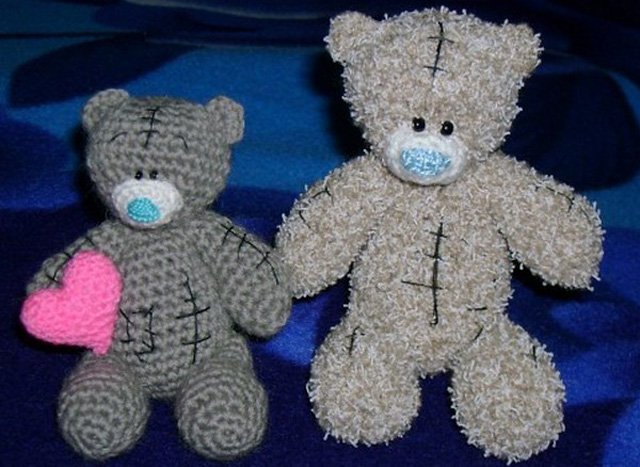 Ведмедики Тедді і Вінні — амігурумі гачком