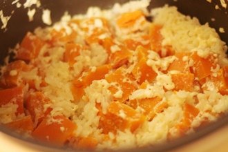 Гарбуз з рисом в мультиварці: покроковий кулінарний рецепт