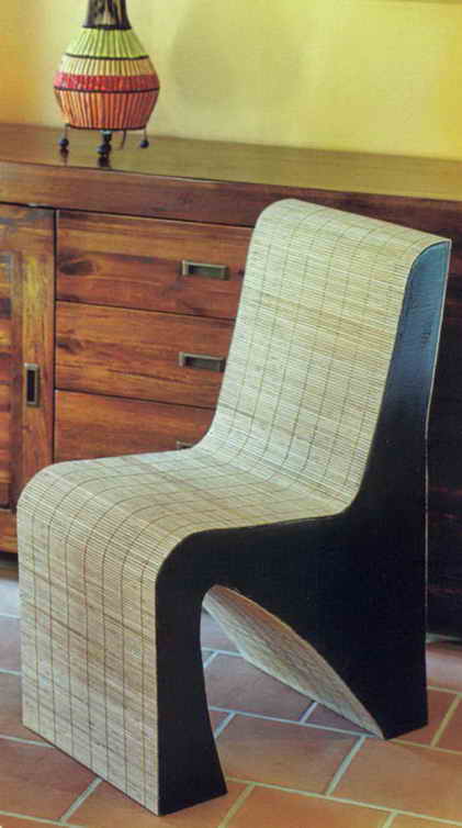Меблі з картону. Як зробити оригінальний стілець