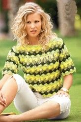 Жовто зелений пуловер