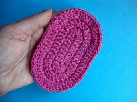 Овальний мотив вязання гачком Урок296 Howto crochet oval motive