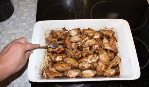 Курячі крильця в медово соєвому соусі в духовці рецепт з фото