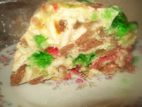 Торт бите скло покроковий рецепт з фото. Як приготувати желейний торт бите скло?
