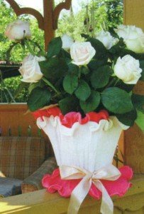 Незвичайні садові вази своїми руками. Фото