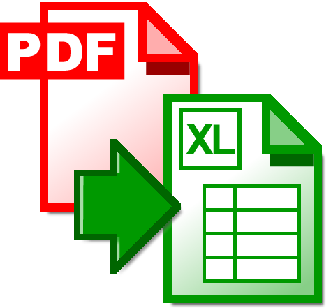 Конвертер з PDF в Excel