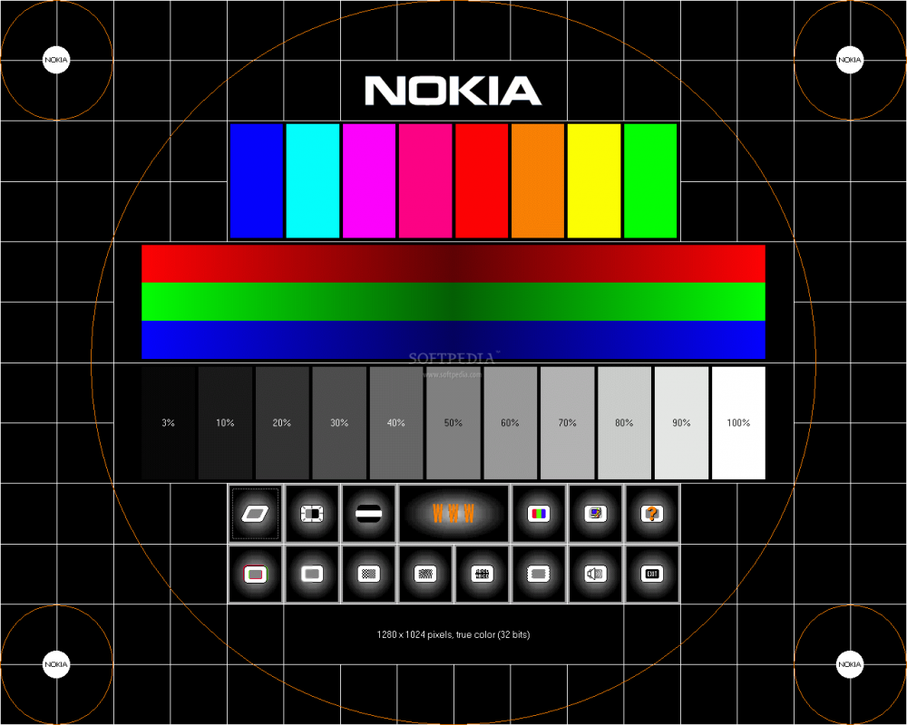 Тестуємо монітор компютера з Nokia Monitor Test