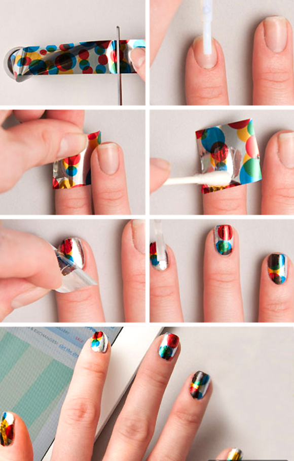 Дизайн нігтів з фольгою: 18 фото ідей, види фольги + відео