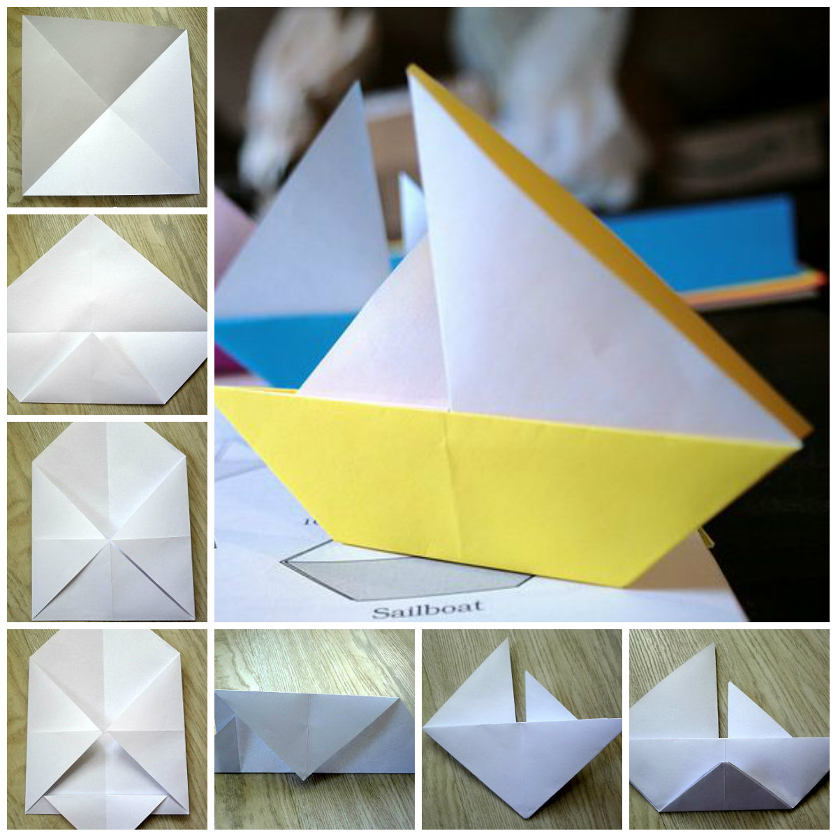 DIY-🚢Как сделать КОРАБЛИК из бумаги который плавает на воде. How to Make a Paper Boat that Floats
