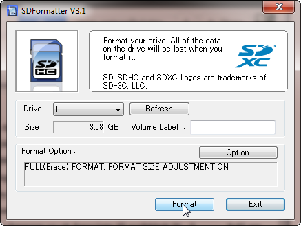 Програма для форматування SD карт