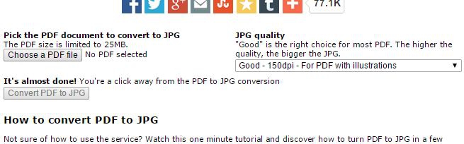 Конвертуємо PDF файли в JPG файли онлайн і безкоштовно