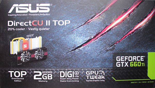 Відеокарта ASUS GeForce GTX 660 DirectCU II OC 2GB