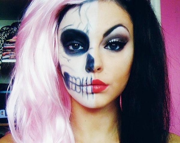 Макіяж на хеллоуїн: фото ефектних ідей, як зробити самій + відео Макіяж на хеллоуїн: фото ефектних ідей, як зробити самій + відео