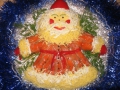 Салат «Дід Мороз» з крабовими паличками