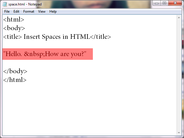 Прогалини в HTML. Як вставити?