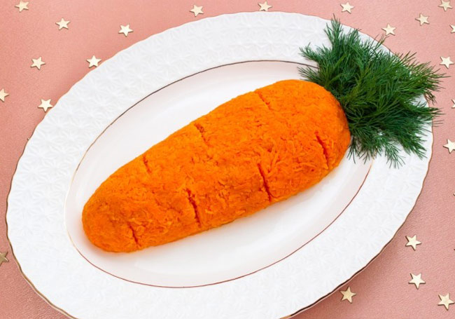 Новорічний салат Морквина