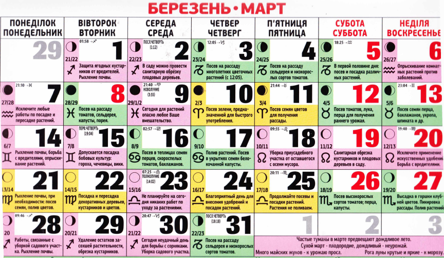Коли садити розсаду у 2016 році – сприятливі дати посадок Коли садити розсаду у 2016 році – сприятливі дати посадок