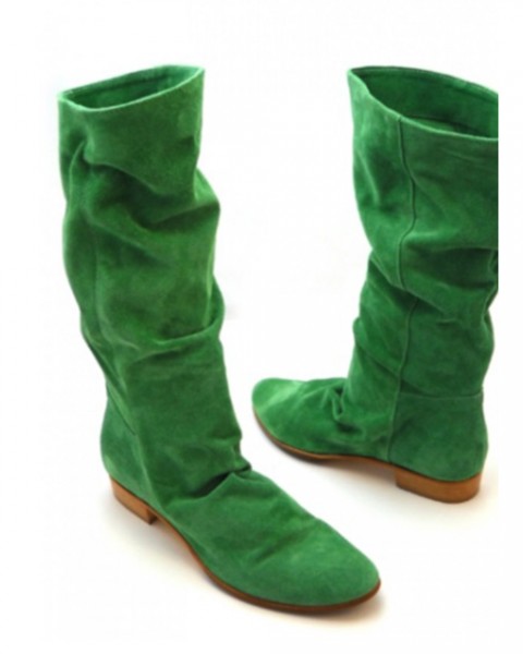Смарагдово зелені чобітки – тренд кожного осінньо зимового сезону