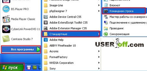 Як запустити командний рядок від імені адміністратора в Windows 8, 7 і XP
