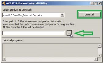 Утиліта для видалення Avast   avast! Uninstall Utility
