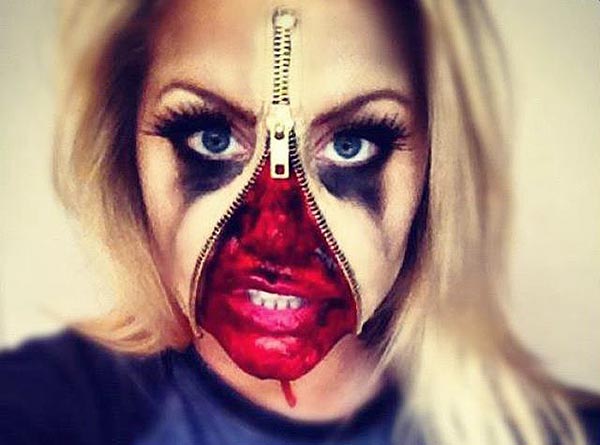 Макіяж на хеллоуїн: фото ефектних ідей, як зробити самій + відео Макіяж на хеллоуїн: фото ефектних ідей, як зробити самій + відео