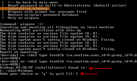 Скидання пароля адміністратора в Windows