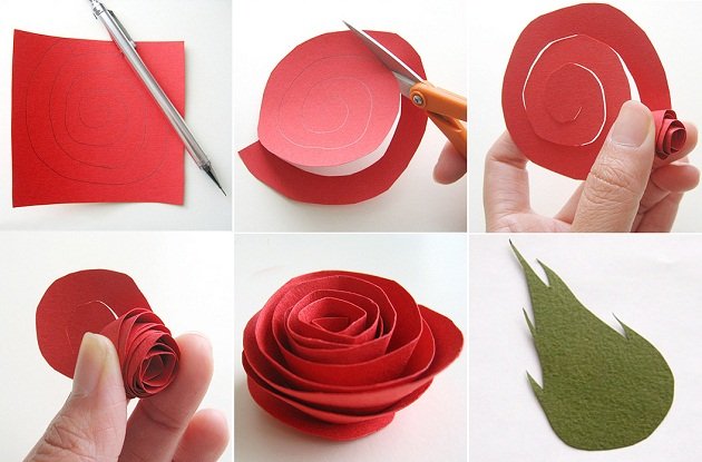 Як зробити паперові квіти різними способами