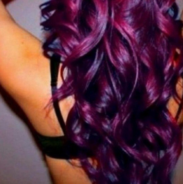 Фіолетові волосся   особливості
