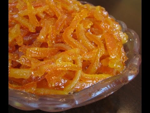 Апельсинові цукати — кращі рецепти приготування
